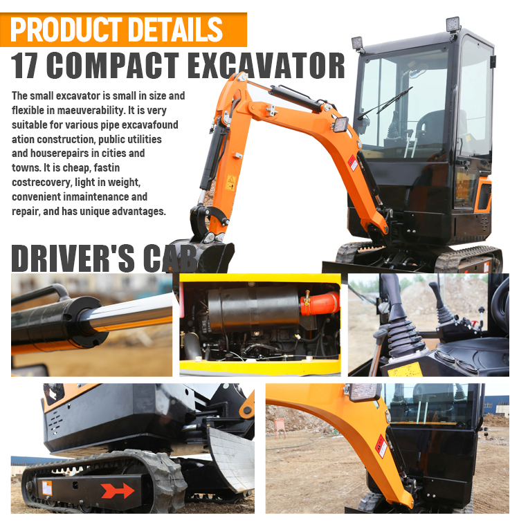 1.7 Ton Pilothouse Mini Excavator